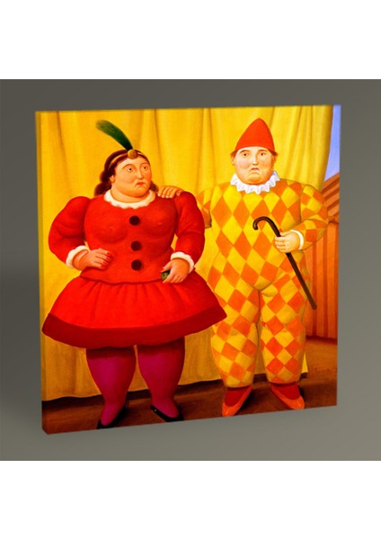 Tablo360 Fernando Botero Sirk İnsanları 30 x 30
