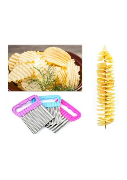 Chips Chopper Şekilli Sebze Ve Meyve Dilimleyici modelleri
