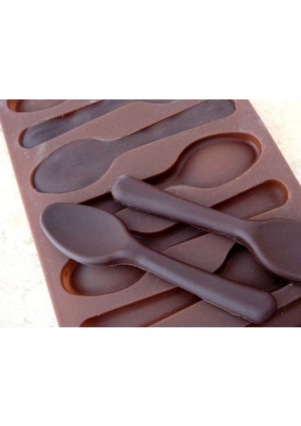 Kaşık Şeklinde Silikon Çikolata Kalıbı modelleri
