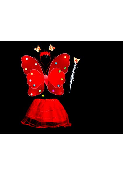 Etekli Kelebek Kanat Seti (4 Parça)