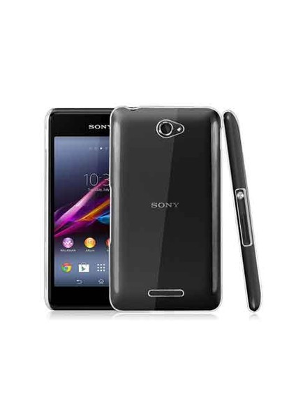 Sony Xperia E4 Ultra İnce Silikon Kılıf Şeffaf