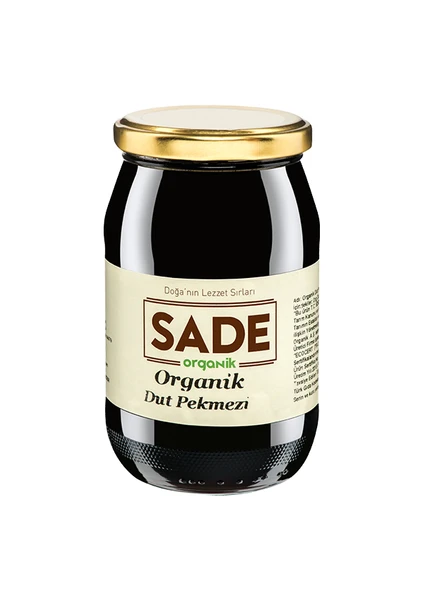 Sade Organik Dut Pekmezi 450 Gr