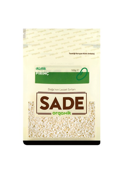 Sade Organik Pirinç 500 Gr