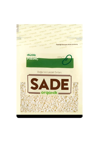 Sade Organik Pirinç 1 kg