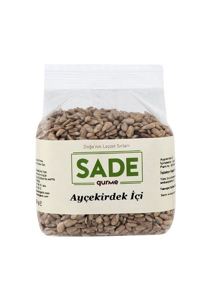 Sade Organik Sade Ayçekirdek İçi 250 Gr