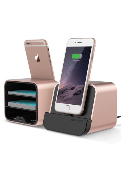 Verus New i DEPOT Masaüstü Stand Dock - ROSE GOLD