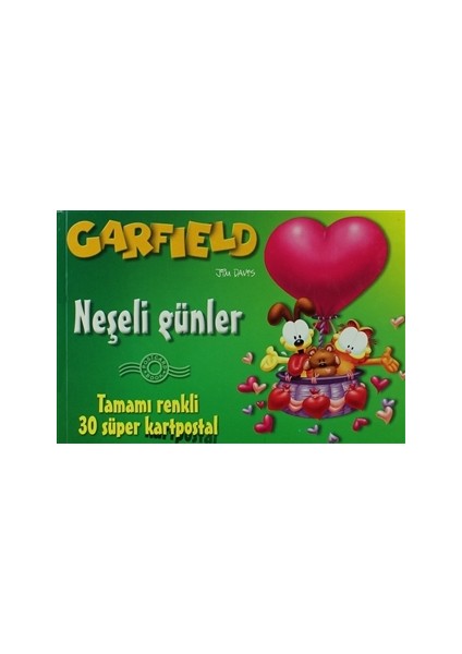 Garfield Kartpostal - Neşeli Günler
