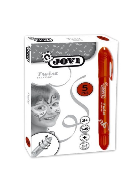 Twist Stick 5'li KAHVERENGİ Yüz Boyama Kalemi