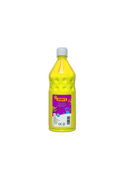 750 ml Sarı Parmak Boyası (Ekonomik Şişe Ambalaj)