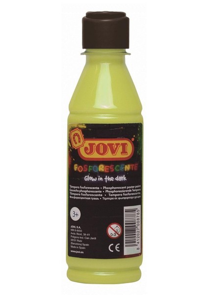 Fosforlu Sıvı Guaj Boya 25 0ml (Sarı)