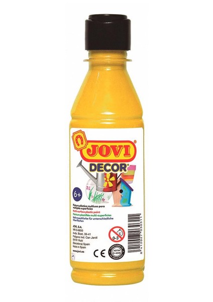 Akrilik Boya Sarı Renk 250ml