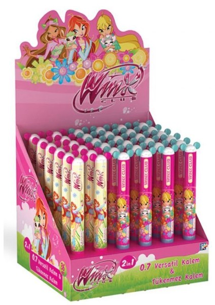 Winx Tükenmez ve 0,7 Uçlu Versatil Kalem Birarada