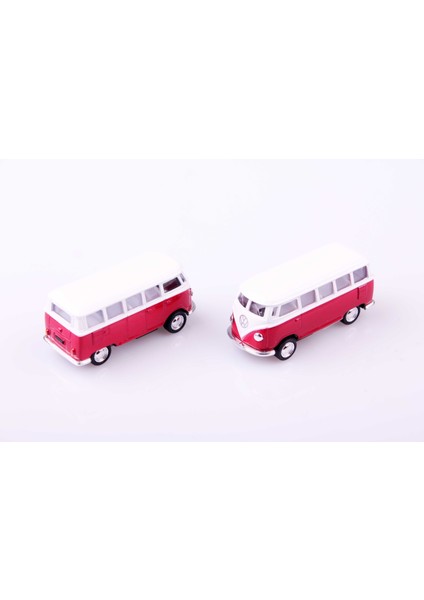 2'li 1962 Volkswagen Classical Bus 1/64 Çek Bırak Model Araç Seti fiyatları
