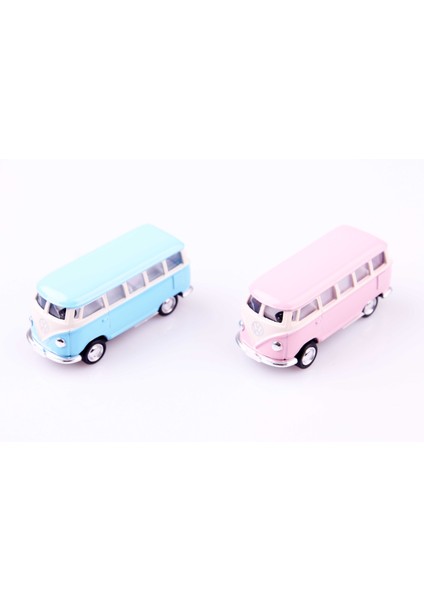 2'li 1962 Volkswagen Classical Bus 1/64 Çek Bırak Model Araç Seti fiyatları