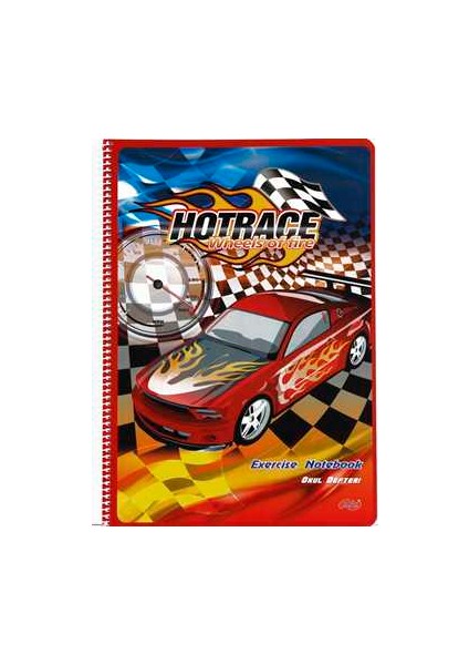 A4 Spiralli Karton Kapak Defter 72 Yp Çizgili