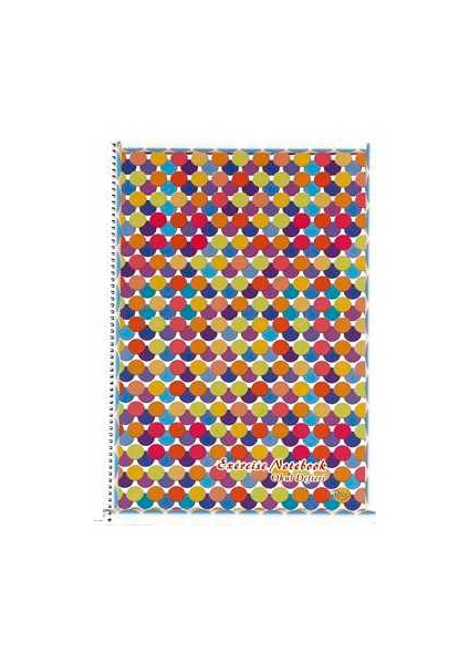 A4 Spiralli Karton Kapak Defter 120 Yaprak Çizgili