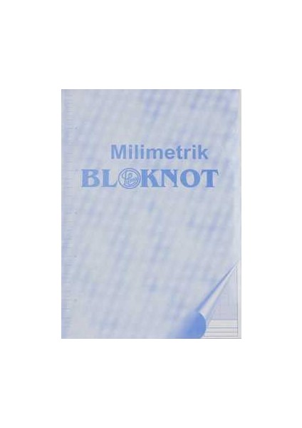 Milimetrik Bloknot A4 Mavi