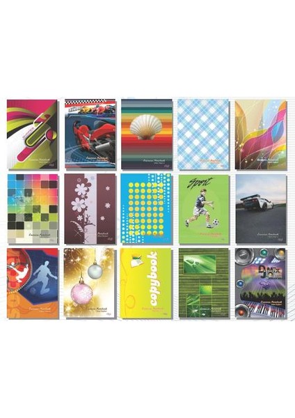 A5 Defter 120 Yaprak (5 Orta) Çizgili