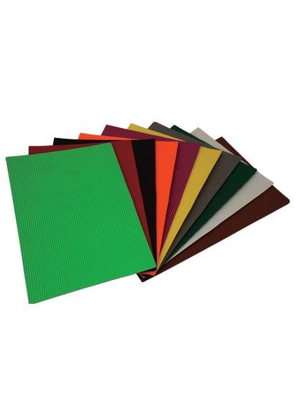 Eva 20X30 10 Renk 2Mm.Çizgi Baskılı