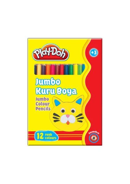 Play Doh Kuruboya Jumbo Üçgen 12 Renk