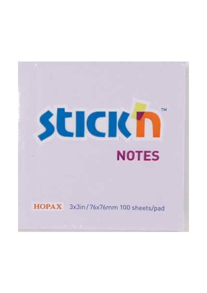 21403 Pastel Yapıskanlı Not Kagıdı 76*76 Mm. 100 Yp. Lıla