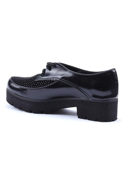 Günlük Kalın Taban Taşlı Topuklu Ayakkabı fiyatları