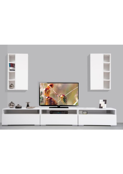 Plus 814144 Diamond Tv Ünitesi-Beyaz
