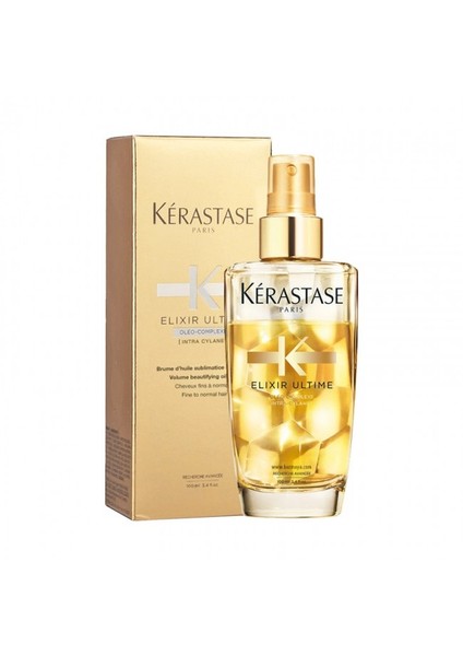 Elixir Ultime İnce Telli Saçlar İçin Hacim Yağı 100Ml