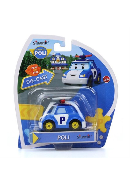 Robocar Poli Metal Araç Poli Figür