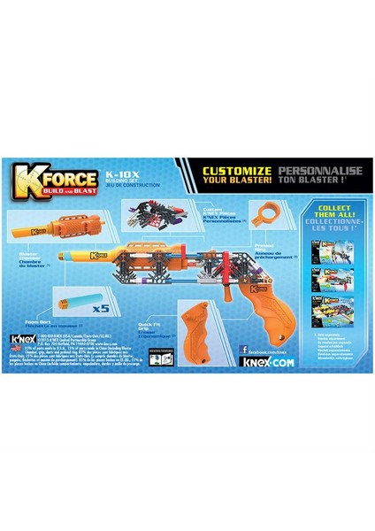 K'Nex K-Force K-10X Yapı Seti 47516