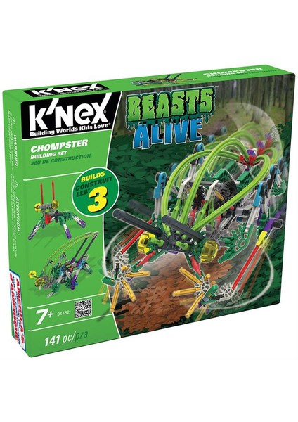 K'Nex Chompster Yapım Seti Beasts Alive 34482