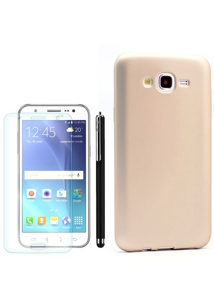 Samsung Galaxy J7 Premier Silikon + Kalem+ Cam
