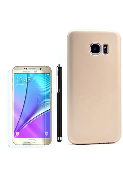 Samsung Galaxy Note 5 Kılıf Premier Silikon+Kalem+Krılmaz Cam