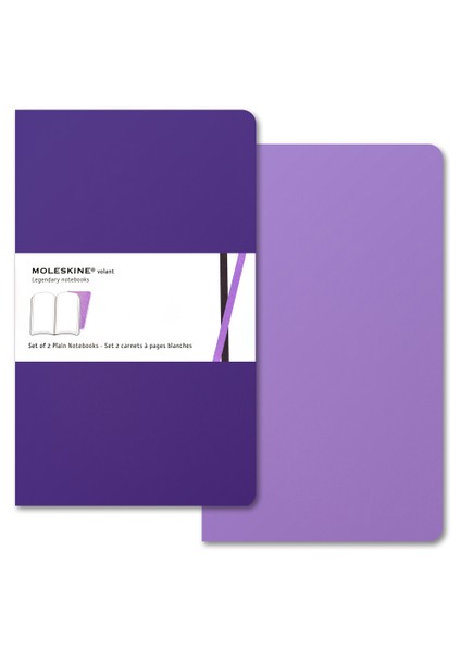 Defter 3322 Volant 2'Li Xs Çizgisiz Mor
