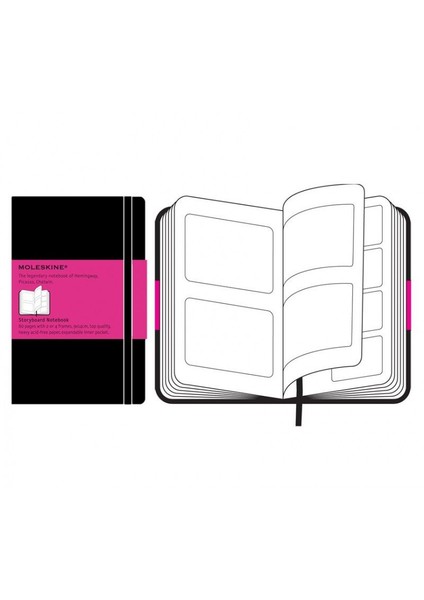 Defter 5380 Cep Boy Storyboard Siyah