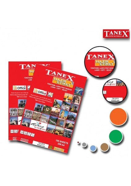 Tw-2015 Lazer Etiket 45X45