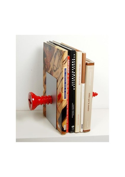 Vida Tasarımlı Kitap Desteği / Screw Book-End