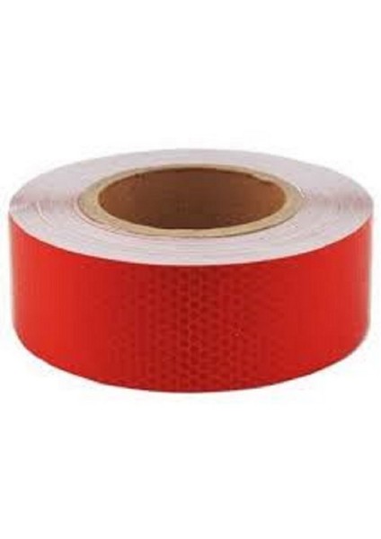 5Cm X25Mt Fosfor Petekli Kırmızı