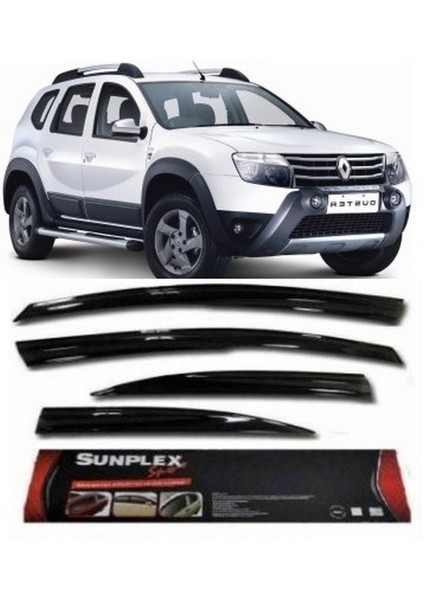 4 Lü Dacia Duster Sport Style Sunplex Cam Rüzgarlığı