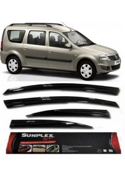 4 Lü Dacia Logan Mcv (Uzun Kasa) Sport Style Sunplex Cam Rüzgarlığı
