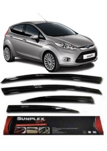 4 Lü Ford Fiesta Kasa Ön-Arka Sport Style Sunplex Cam Rüzgarlığı