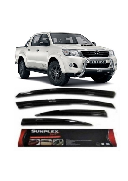 4 Lü Toyota Hilux Sport Stlye Mügen Sunplex Cam Rüzgarlığı
