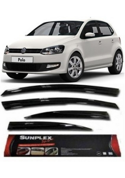4 Lü Volkwagen Polo 2010 Ve Sonrası Mügen Tipi Sport Stlye Sunplex Cam Rüzgarlığı