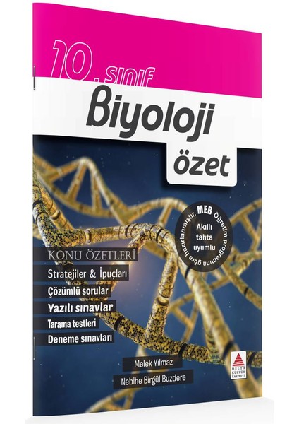 10. Sınıf Biyoloji Özet - Melek Yılmaz