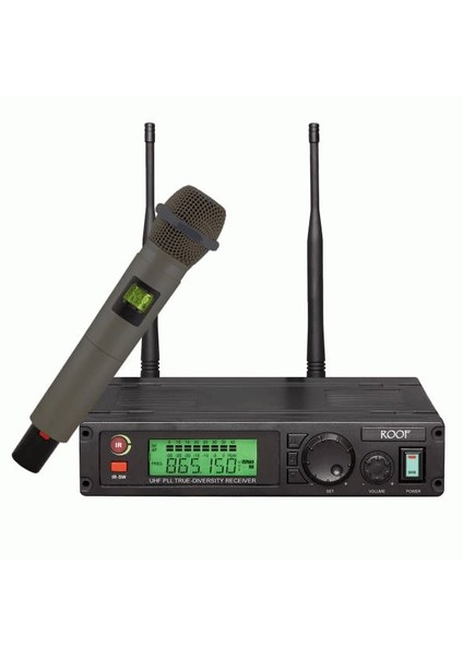 R-1100 1 El Tek Kanal UHF Telsiz Mikrofon