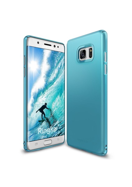 Slim Galaxy Note 7 FE Kılıf Ocean Blue - 4 Tarafı Saran İnce Şık Tasarım