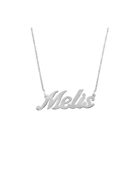 Kişiye Özel İsimli Gümüş Kolye