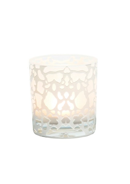 Leopar Desenli Beyaz Mumluk