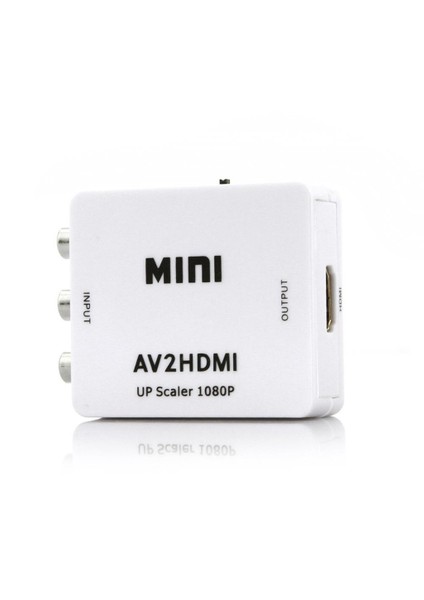 Hdmı To Vga Mini Kutu Full Hd 1080P Ses/Görüntü