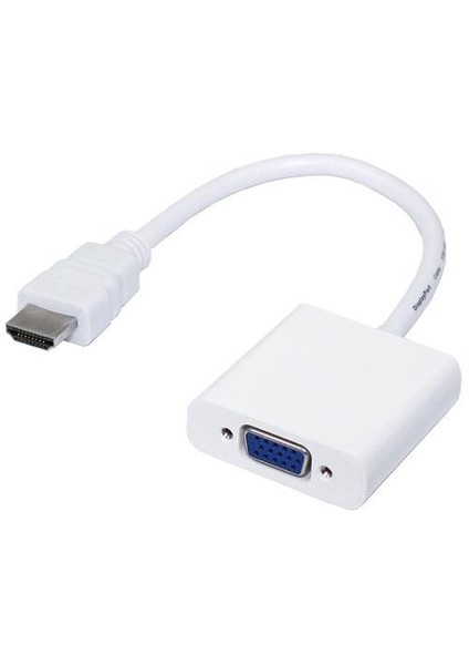 Projeksiyon Uyumlu HDMI TO VGA Kablo Çevirici Dönüştürücü